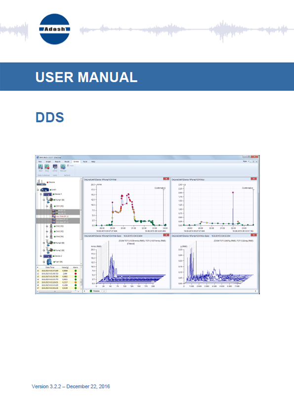 DDS software manual Adash
