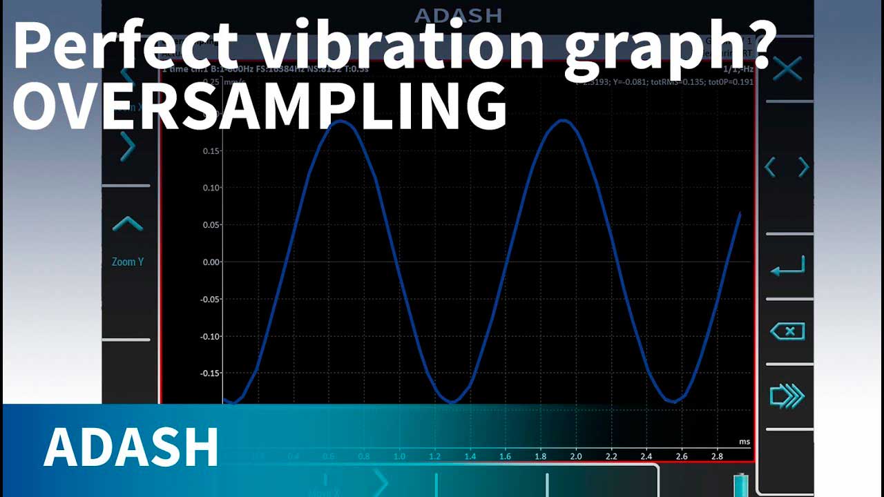 How to get the perfect vibration graph? Vibration Signal Oversampling.