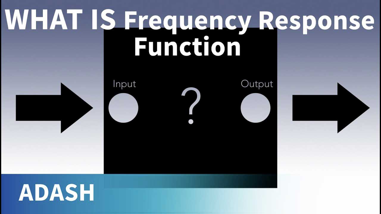 What is frequency response function (FRF) - simple explanation